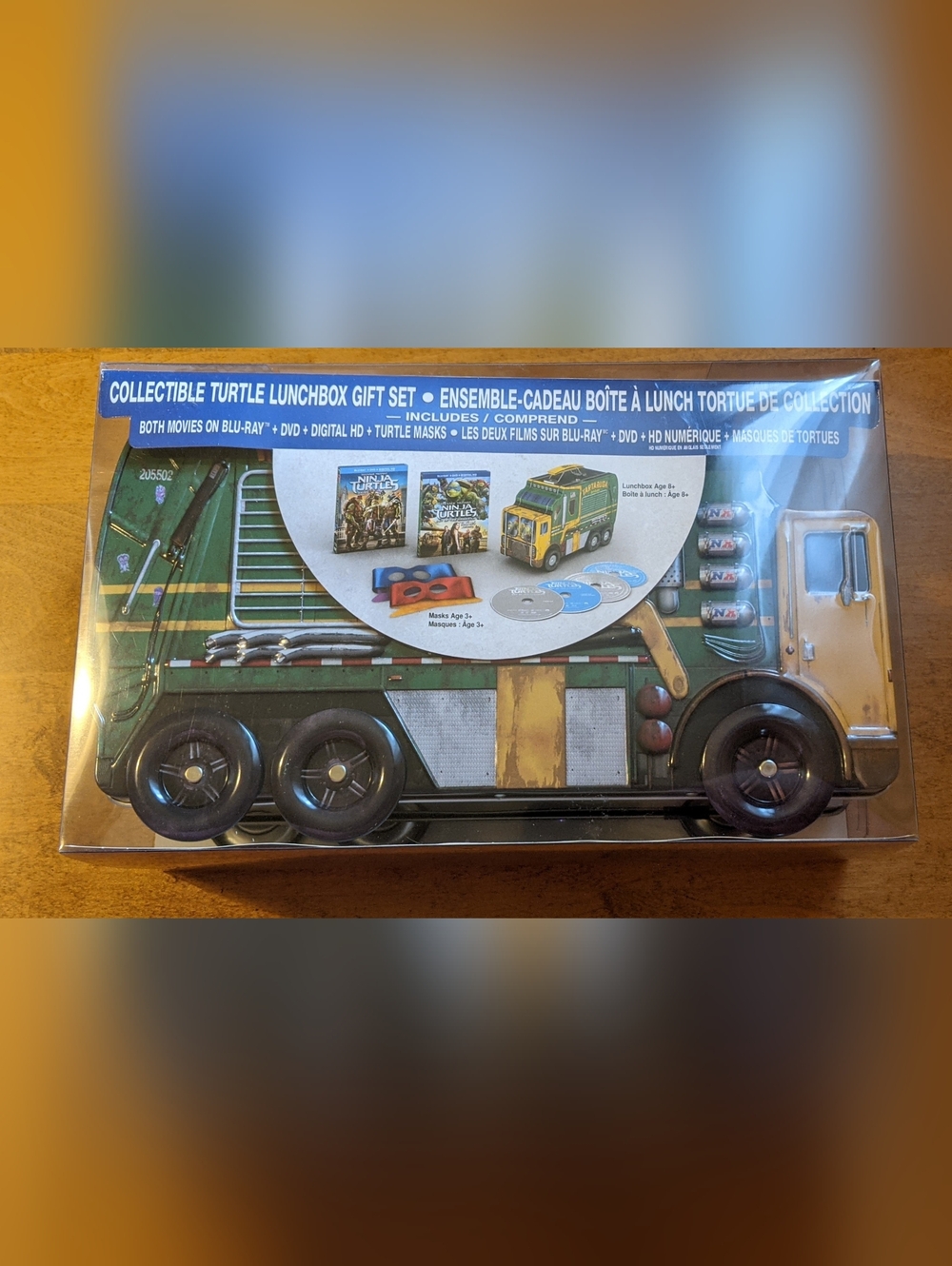 🆕TMNT (Ninja Turtles) Limited Edition Collectible Turtle Lunchbox Gift Set